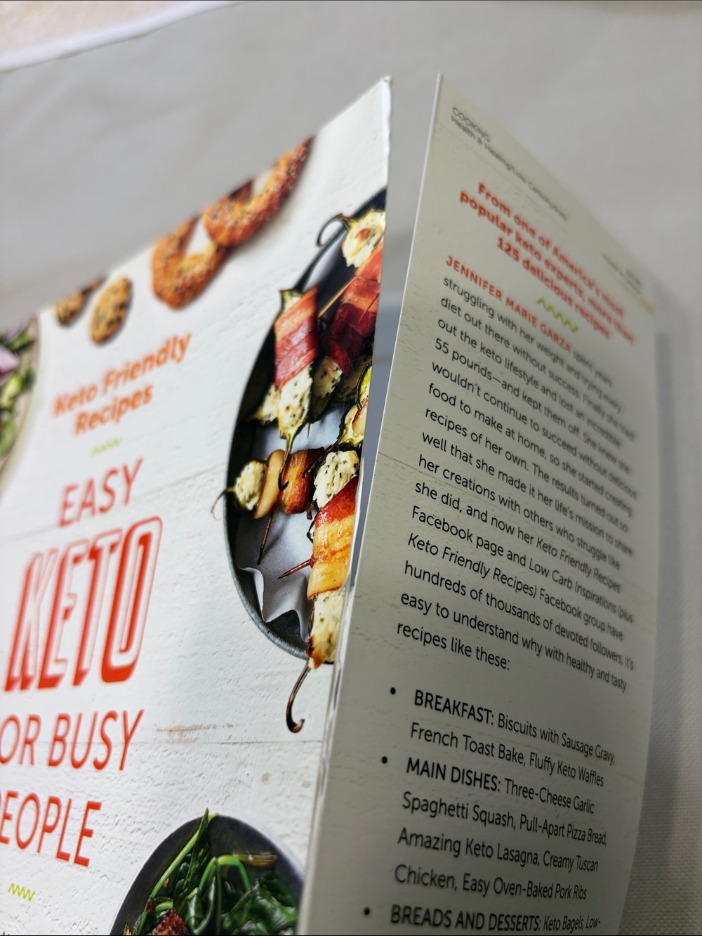 Easy Keto for Busy People Cookbook by Jennifer Marie Garza - Picture 6 of 6